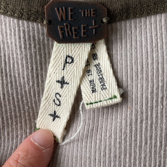 Free People green Stars and Stripes tank top - Picture 5 of 6